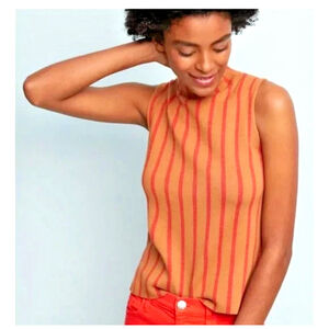 MOTH by ANTHROPOLOGIE Women’s Rochester Sleeveless Mock Neck Top NWT